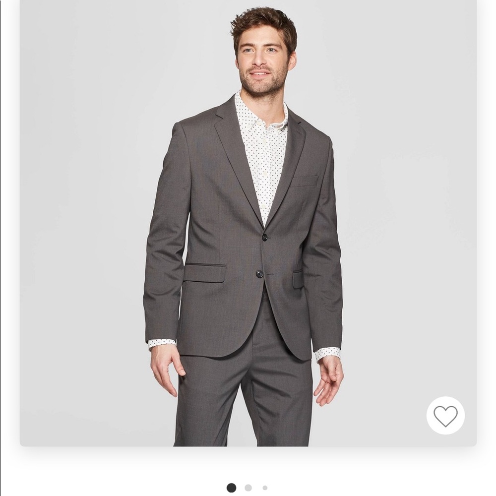 40R Goodfellow men’s Gray suit jacket